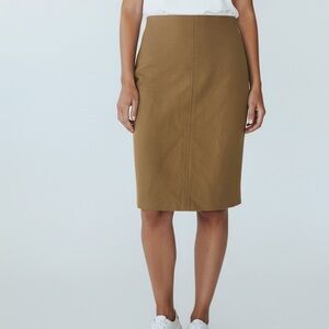 LOFT Women’s Tailored Tan Pencil Skirt